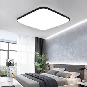 LED Ceiling Light Ultra-thin High Brightness 3 Color Variable Light Square Light Insect Proof Moisture Proof Dust Living Room Light Bedroom Light