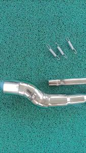 Honda XRM 110 stainless elbow ( 51mm )