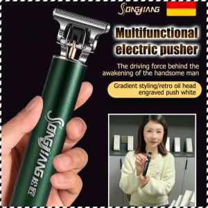 【Quick charge/Oil head engraving】Hairdresser Rounded and Polished Knife Teeth Hairdressing Set Easy to Maintain Hair Clippers 专业级电动充电理发套装