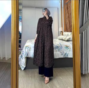 New Sabrina set tunik SET LONG TUNIK KEKINIAN SET TUNIK TERBARU