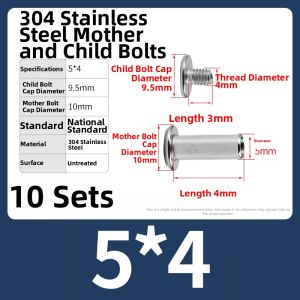 BAIRUITE | Stainless Steel Sub-Mother Nails and Screws