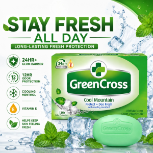 BUY 3 TAKE 2 GC Cool Mountain Protect + Deo Fresh Soap Germ Barrier Vitamin E Cooling Menthol 55g 85g 125g