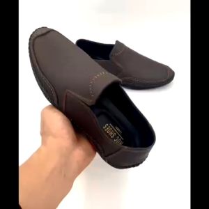 Giày lười nam mùa hè HQC SHOES chất liệu da bò cao cấp HQ023