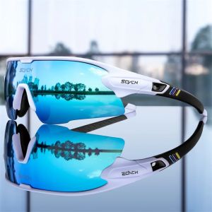 SCVCN UV400 Cycling Glasses MTB Road Bike Riding Eyewear Outdoor Sport Sunglasses Running Driving Goggles Men Women Camping Golf