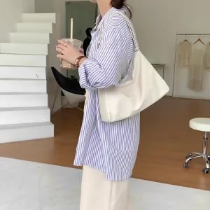 Casual Women Shoulder Bag Nylon Crossbody Bags Under Arm Bag Versatile Female Purse Bags