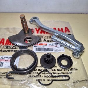 Paketan komplit kick stater mio sporty engkolan+pinion+as selah+per yamaha mio soul fino karbu nouvo