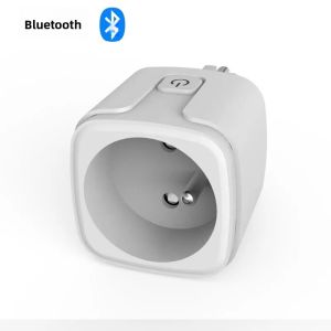 Ổ Cắm Thông Minh Tuya WiFi & Bluetooth FR 16A Với Chức Năng Giám Sát Điện Năng Điều Khiển Bằng Giọng Nói Hẹn Giờ Tương Thích Với Smart Life Hoạt Động Với Alexa Và Google