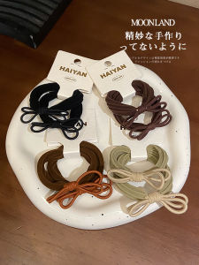 ริบบิ้นยางยืดสำหรับผมแบบผูกโบว์ผีเสื้อ ทนทาน สไตล์เรียบง่าย หลากหลาย ทันสมัย ระบายอากาศได้ดี ไม่ติดผม