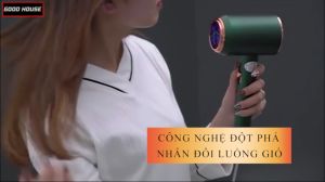 Máy sấy tóc công suất lớn hai chiều 1000w máy sấy tóc làm lạnh tạo ion âm kép phục hồi hư tổn. Bảo hành 2 năm lỗi đổi mới trong 7 ngày đầu nhận sản phẩm