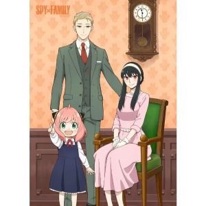 Bandai | DIY Spy Family Family Diamond Painting Classic Anime Family Characters In Various Story Scenes for Living Room Decor & Gift