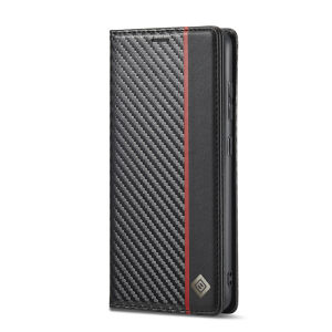 Carbon Fiber Leather Case for Xiaomi 15T 14T 13T 12T 11T 11 Lite Mi Redmi Note 14 13 12S 11S Pro Plus Poco X5 Pro Cover Wallet