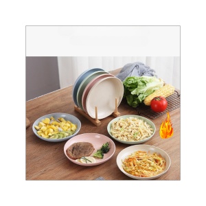 1pcs Plastic Original Plate Reusable Camping Picnic Dessert Plate Fruit Plate Dinner Plate Dishwasher and Microwave Safe