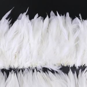 1000Pcs White Rooster Saddle Feathers Natural Chicken Plumes for DIY Jewelry Making Crafts Party Wedding Decoration Wholesale