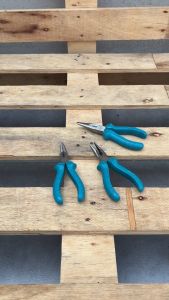 Kìm mỏ nhọn Total kích thước 160mm - 220mm tay cầm 1 màu Kìm mũi nhọn mỏ dài kìm cắt dây điện chính hãng - Thinksafe