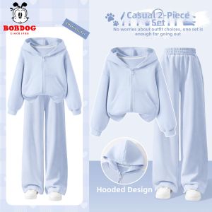 Bobdog | Popular Stylish New Girls Set Outwear 2026 Autumn Big Kids Sportswear