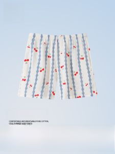 MiiOW | กางเกงขาสั้นผ้าฝ้ายแท้สำหรับผู้หญิงในช่วงฤดูร้อน กางเกงขายาวทรงหลวมสบาย ๆ ระบายอากาศได้ดี ใส่อยู่บ้าน ไซส์ใหญ่ ใหม่ล่าสุด