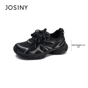 Josiny | Small Feet Enhancing Thick Sole Height Increase Casual Sneakers