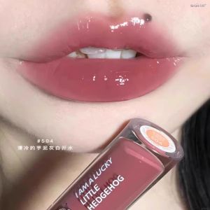 Son Môi Trong Suốt Mịn Màng Không Dính Cốc Son Bóng Mạ Gương Lâu Trôi Màu Sắc Dưỡng Ẩm Chống Thấm Nước Son Môi Mỏng Màu Nude Cho Nữ