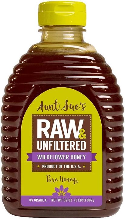 Aunt Sue's Raw and Unfilthered Wildflower Honey 32oz/907g | Lazada PH