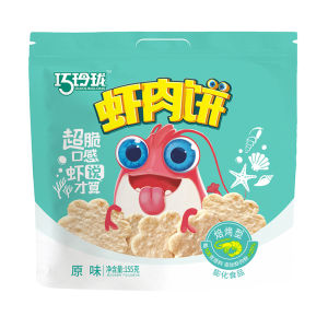 Childrens Snack XueMi Cake Mermaid Shrimp Patty Puffed Food Leisurely Binge Watching Craving Relief Super Deals 155g
