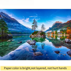 Hintersee Lake Reflection Jigsaw Puzzle 70x50 Alpine Series Nature Immersion Edition for Outdoor Adventurers & Collectors