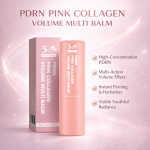 PDRN Pink Collagen Volume Multi Balm | All In One Volufiline PDRN NAD Stick Helping Look of Fine Lines Firming CareLip Care