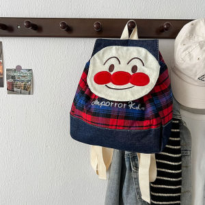 Cute Cartoon Kids Backpack for Travel Nursery Boys Girls Double Shoulder Bag High Aesthetic Value Nylon Material Waterproof