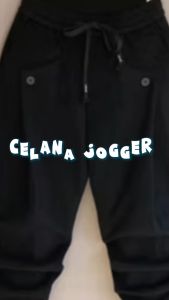 Sweatpants Jogger Basic Polos Celana Jogger Pria Wanita Skinny
