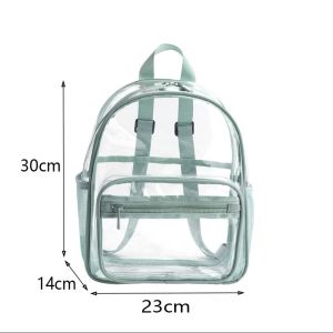 Phong Cách Hàn Quốc Ba Lô Chống Nước Xuyên Thấu Ba Lô Chống Bụi Dành Cho Học Sinh Mẫu Giáo Đơn Giản Bé Gái Lớp Học Ba Lô Có Thể Tùy Chỉnh