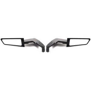 [Vodool Flagship Store]Motorcycle Rear View Mirrors 10mm 8mm Stealth Wind Wing Side Mirrors Wide Angle Rearview Mirror Motorcycle Accessories