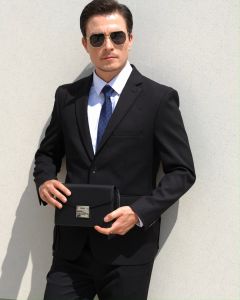 Túi clutch nam cao cấp da thật LECOS - LC8