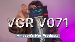 VGR 110V-240v High Quality Hair Clipper Rechargeable Cordless Hair Clipper Hair Cut Machine 2200Ma Lithium Battery