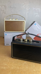 ( MUA LẺ GIÁ SỈ ) Loa Bluetooth M600 Bass Chuẩn Âm Thanh Đa Chiều Thiết Kế Cổ Điển Sang Trọng – Pin Trâu Hỗ Trợ Thẻ Nhớ/USB - Bảo Hành Lỗi 1 Đổi 1