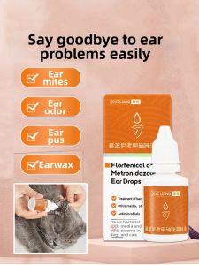 XUELIANG | Pet Ear Mite & Inflammation Treatment Ear Cleaning Liquid