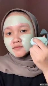 40 GR STICK SKINTIFIC MUGWORT ANTI PORES & ACNE CLAY STICK FACIAL MASK MASKER WAJAH WASH OFF MASK