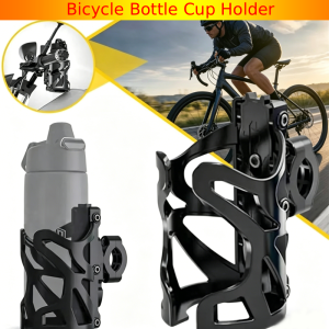 Bicycle Handlebar Water Bottle Holder Adjustable Drink Cup Mount Universal Mountain Bike Bottle Cage Fit Motorcycle ATV Scooter