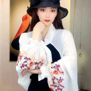 Áo Chống Nắng Mùa Hè Mới 2022 Áo Chống Nắng Bằng Vải Voan Thêu Ngọc Trai Che Nắng Cho Phụ Nữ Khi Lái Xe Và Đạp Xe