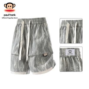 Paul Frank | Dyeing Patchwork Lightweight Straight Casual Shorts