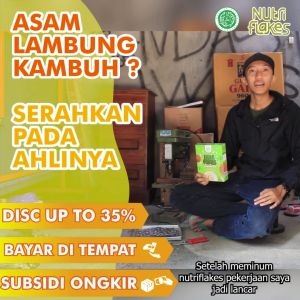 Best Seller - Nutriflakes Sereal Umbi Garut Ampuh Atasi Asam Lambung