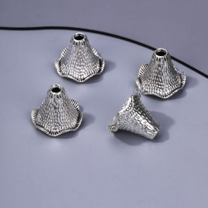 อุปกรณ์ทำเครื่องประดับ DIY แฮนด์เมด เครื่องประดับเงินเผ่าทิเบต เครื่องประดับหู สร้อยข้อมือ จี้รูปดอกไม้ เครื่องประดับแฟชั่น