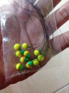 kukumbul bulat isi 10 pcs pelampung ikan mas nilla bawal