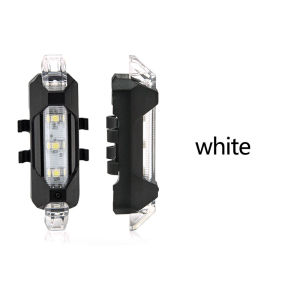 Bike USB Rechargeable Mountain Cycle Rear Tail Light Rechargeable Easy to Waterproof Bike Light Warning Lantern Accessories