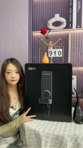 45/60CM Safe Box Anti-Theft Fingerprint+Password+Key