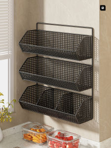 WUBUWEI | Non-drilled Wall-mounted Vegetable Storage Rack