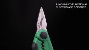 Kéo Cắt Dây Điện 6 Inch/7 Inch Bằng Thép Không Gỉ Cắt Dây 1.5-4mm² Bóc Vỏ Cắt Ép Đầu Cos Dụng Cụ Đa Năng