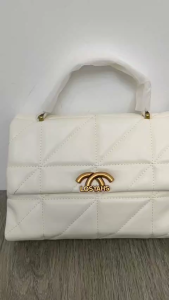 BJ25007 (DAPAT SERTIFIKAT + KARTU ) - BLACK/BEIGE TAS SLEMPANG HANDBAG TAS WANITA FASHION IMPORT MODIS ELEGAN TERMURAH TERLARIS TERBARU TAS BATAM JTF5007