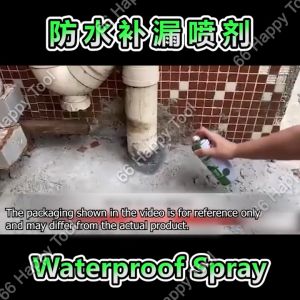 (450ML / 700ML) ROBOMAX Waterproof Spray  Multi-function Repair Leaking Ready Stock Semburan Kalis Air Black White Grey Clear