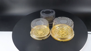 10 Pcs MIKA TUMPENG Sedang Diameter 165 CM A016 - TRAY BOX KUE KOTAK TUMINI - Mika Dessert