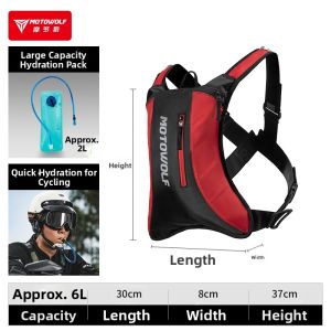 MOTOWOLF | Lightweight Hiking Cycling Backpack