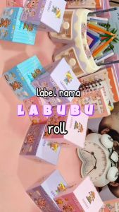 Label Nama Roll Labubu 1 Kotak Isi Banyak Versi 2 Ready 3 Variant Warna / 1 Set Roll Label Name LABUBU Untuk Di Tempel Kualitas Terbaik Stationary Fancy Kekinian Kualitas Premium Bisa Grosir dan COD Harga Termurah